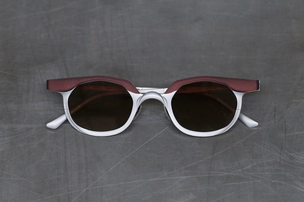 Rigards RG1002TI Series Pure Titanium Alloy Glasses RG-RG1002TI-TZKZP Titanium Brown Frame Brown Lenses
